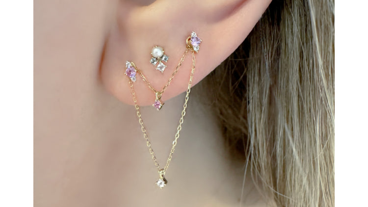 Gemstone Stud Earring Collection in Solid Gold & Sterling Silver, Two of Most