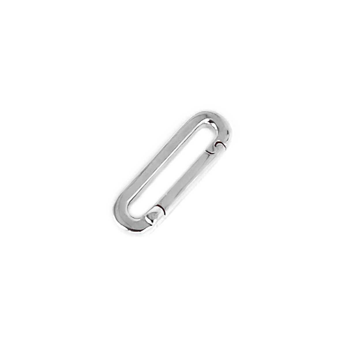 White Gold Charm Holder, 14K Chain Connector & Enhancer, Two of Most Fine Jewelry
