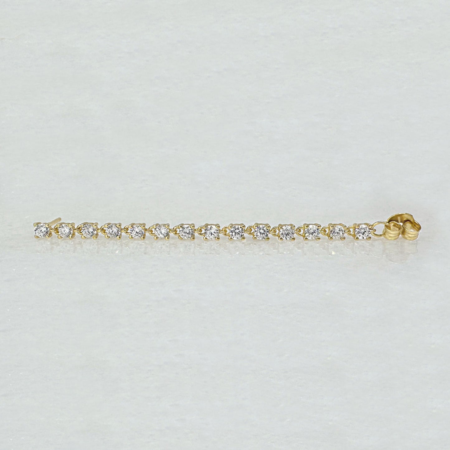 Front to Back Tennis Earring
