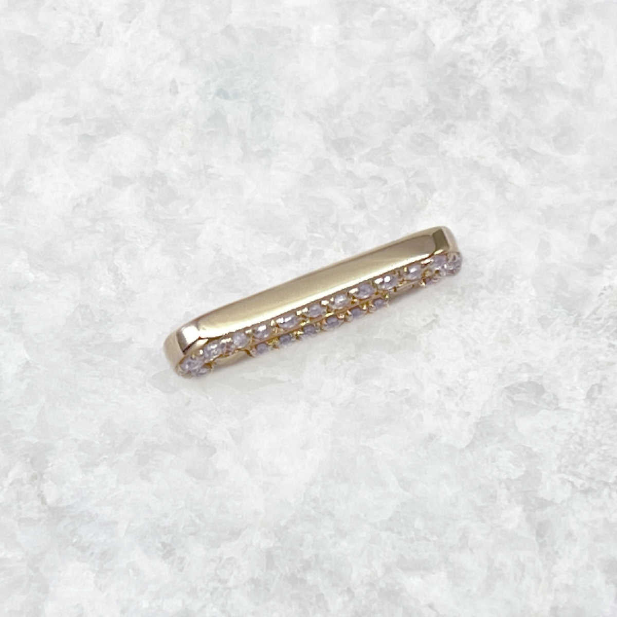 Gold Charm Holder - Side