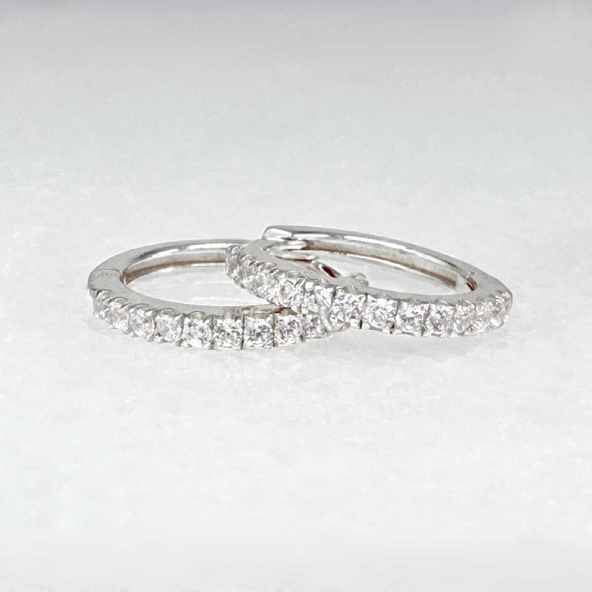 Gold & Silver Huggie Earring Set