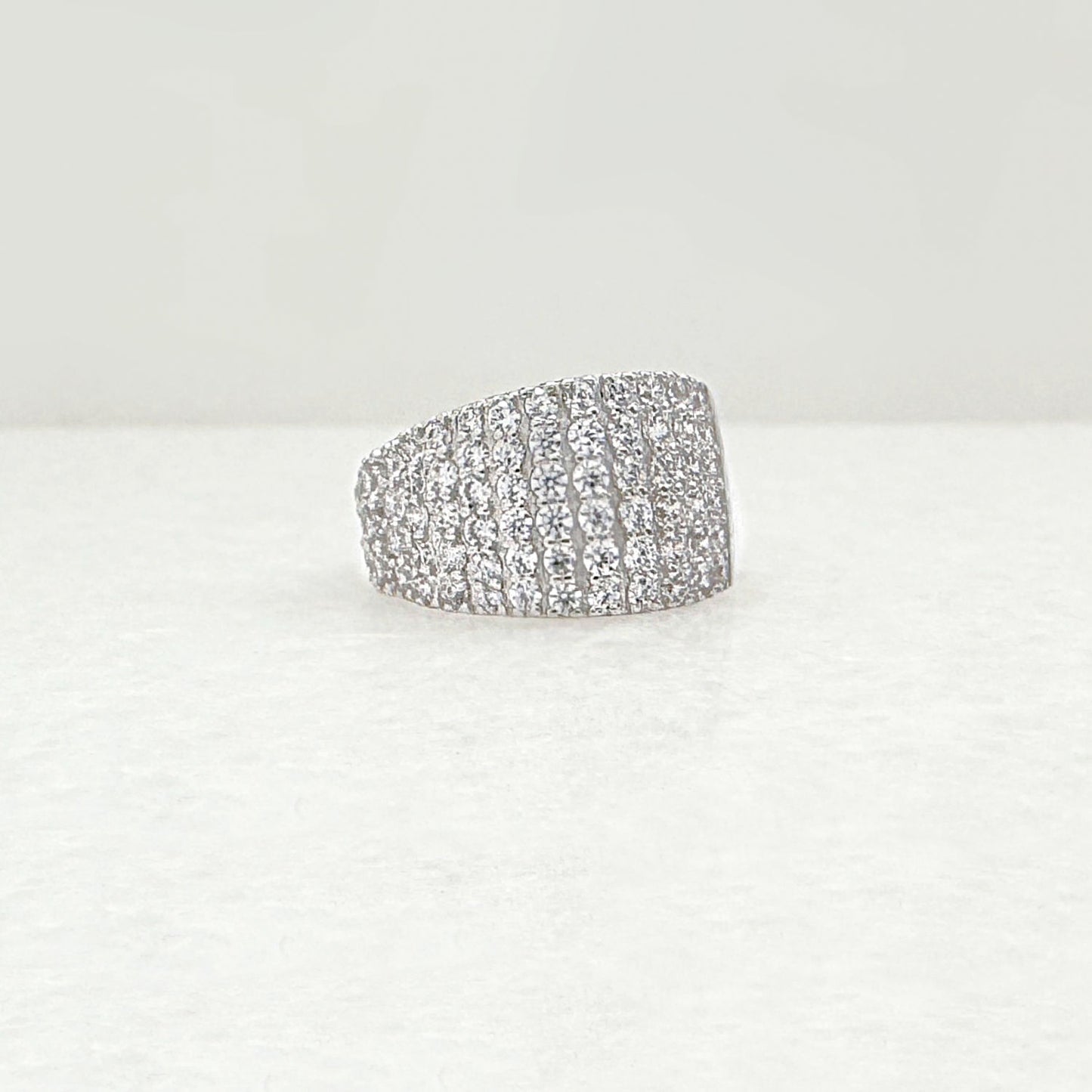 White Gold Pavé Ear Cuff | Non Pierced Cartilage, Conch Earring from Two of Most