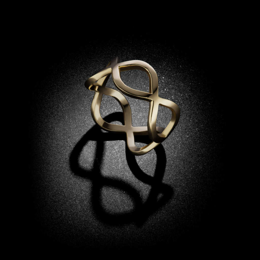 Open Loop Stacking Ring Band | 14k yellow gold | Two of Most
