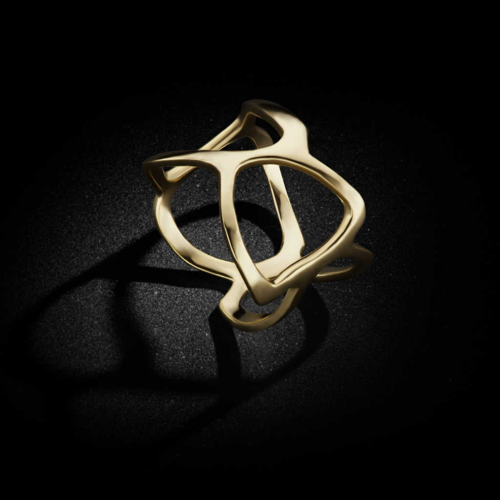 Pebble Statement Ring Band | 14k yellow gold | Two of Most
