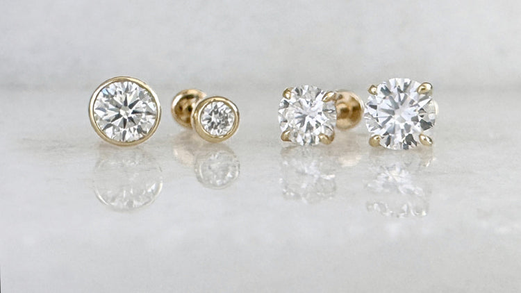 Diamond Stud Earring Collection