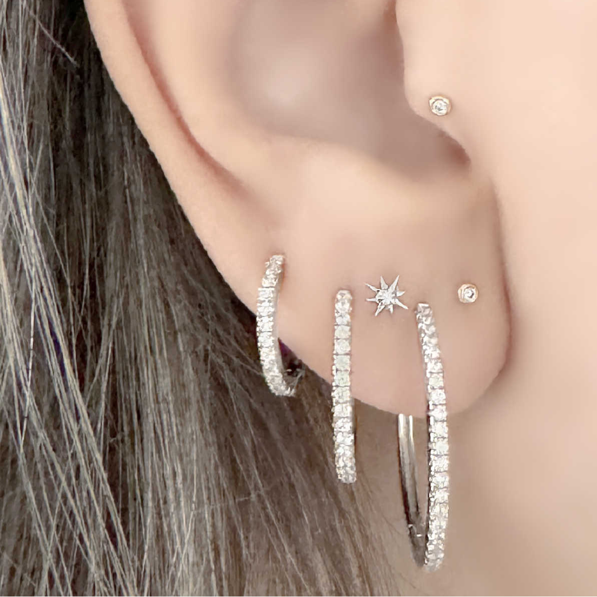 Small Hoop & Huggie Earrings