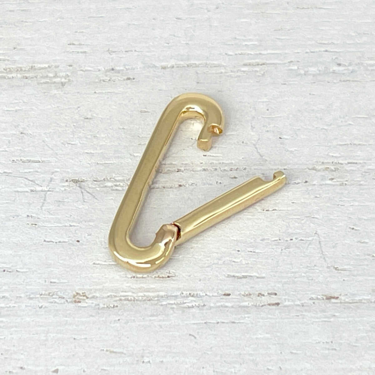 Gold Charm Holder | 14k Necklace Connector & Enhancer Clip from Two of Most
