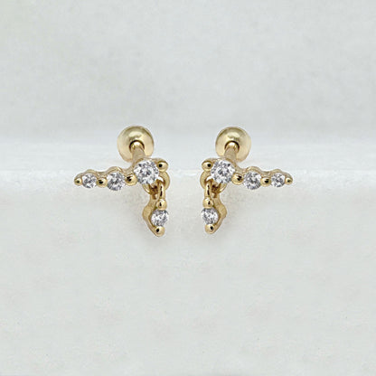 Dangle Screw Back Cartilage Earring