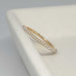 Diamond Midi Ring, 14K Gold Eternity Band for Knuckle or Pinky | Two of Most Fine Jewelry