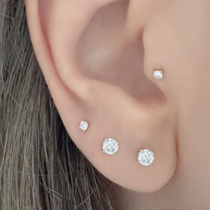 Diamond Double Piercing Set