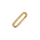 14k Gold Charm Holder for Bracelet, Necklace, Pendant | Multiple Charm Clip Connector | Yellow Gold Charm Enhancer