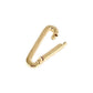 14k Gold Charm Holder for Bracelet, Necklace, Pendant | Multiple Charm Clip Connector | Yellow Gold Charm Enhancer
