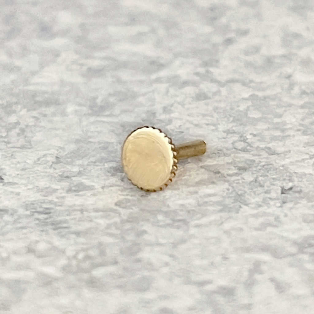 Threaded Post Earring Back | Piercing Earrings | Solid Gold Hypoallergenic Jewelry | Helix, Tragus, Cartilage | Two of Most Fine Jewelry