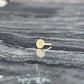 Pear Opal Flat Back Gold Cartilage Earring