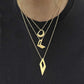 Gold Kite | 14k Gold Pendant Necklace | Large Gold Pendant | Geometric Pendant Necklace from Two of Most