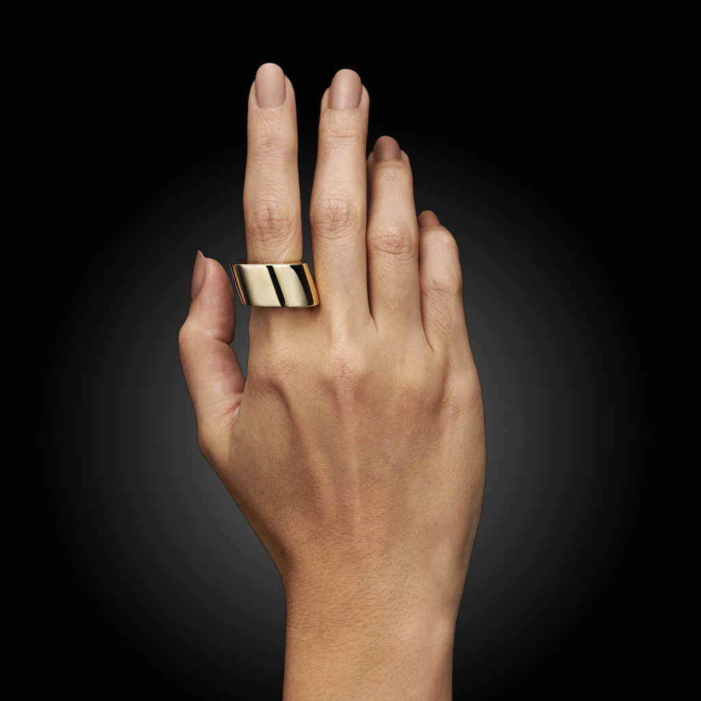 Large Geometric Statement Ring | 14k yellow gold | Two of Most