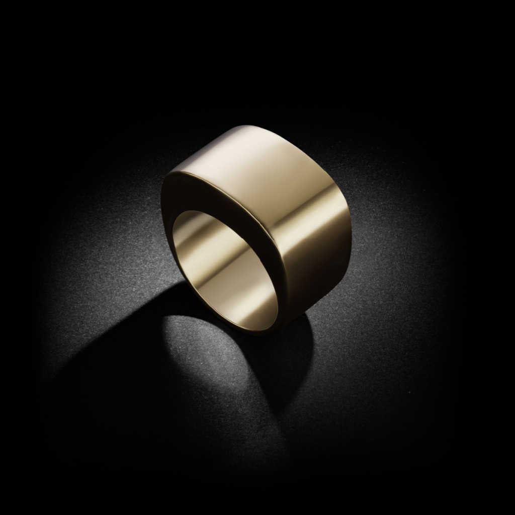 Large Geometric Statement Ring | 14k yellow gold | Two of Most