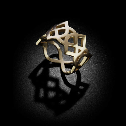 Loop Intersect Stacking Ring Band | 14k yellow gold | Two of Most