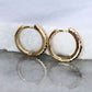 White & Black Diamond Helix Cartilage Hoop Earrings | 14k Gold Huggies from Two of Most